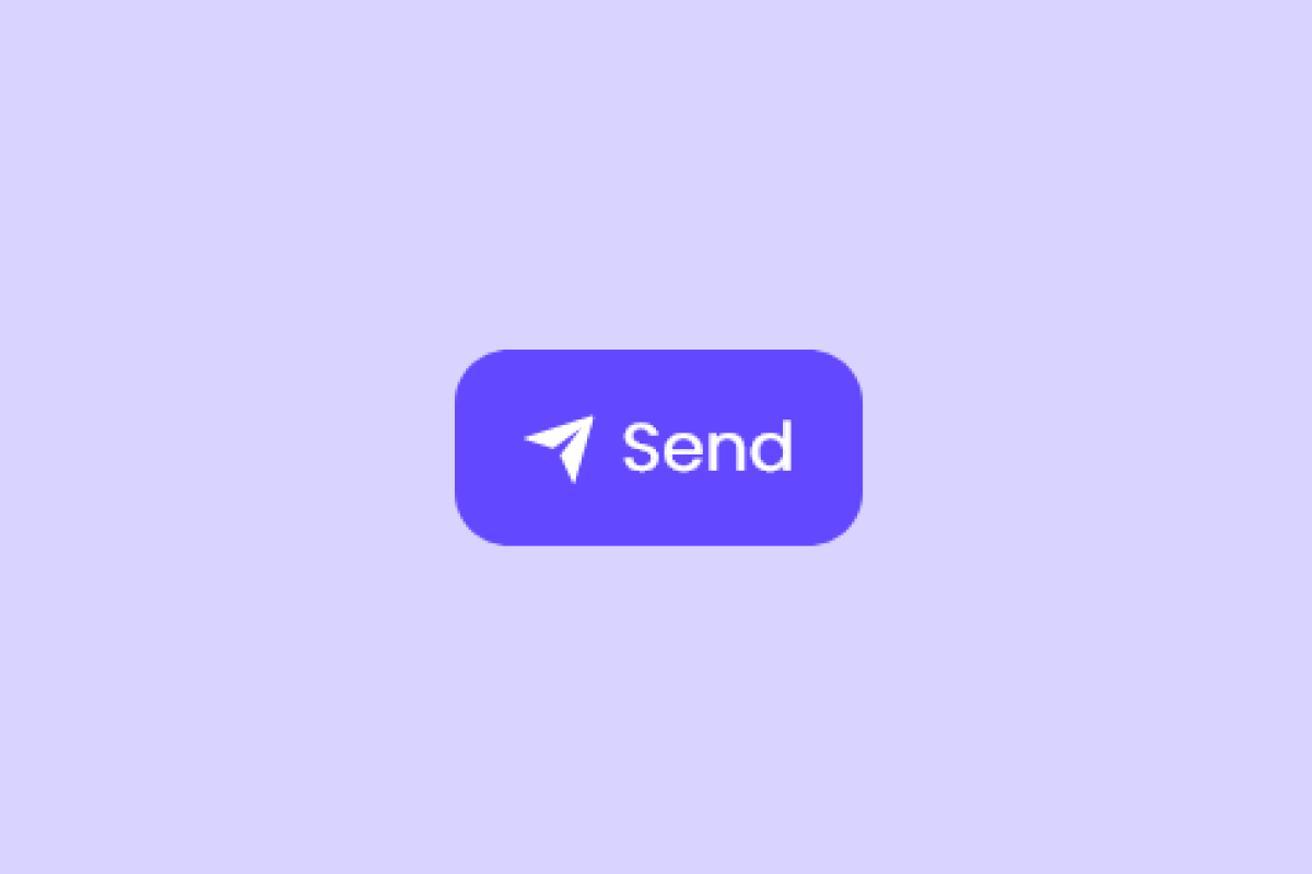 Send Message Animated Button